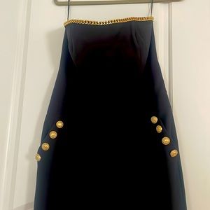 Generation love, strapless dark navy with golden embroidery  jumpsuit.Brand new.